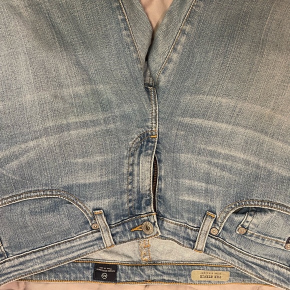 AG The Stevie Slim Straight Jeans light denim blue wash - Picture 10 of 11